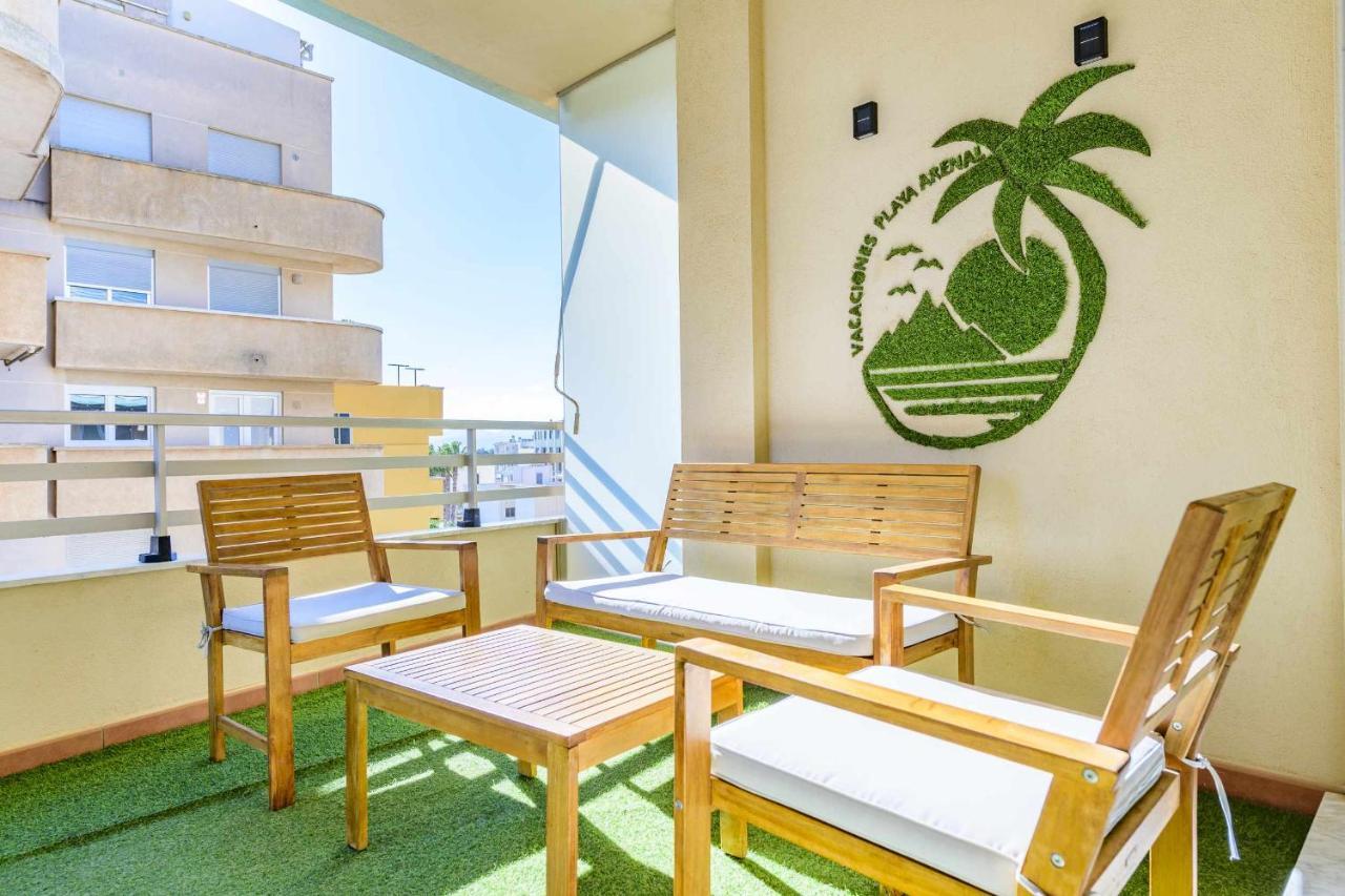 Apart Port Arenal Con Terraza Y Piscina Burriana Exterior photo